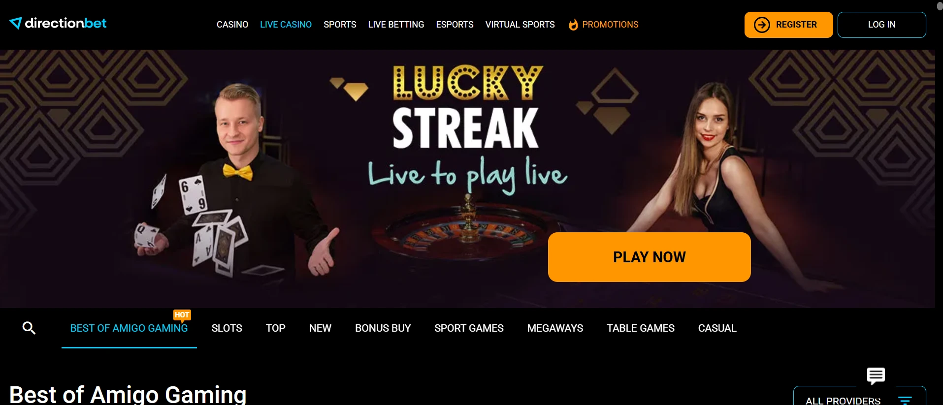 Directionbet legaal casino